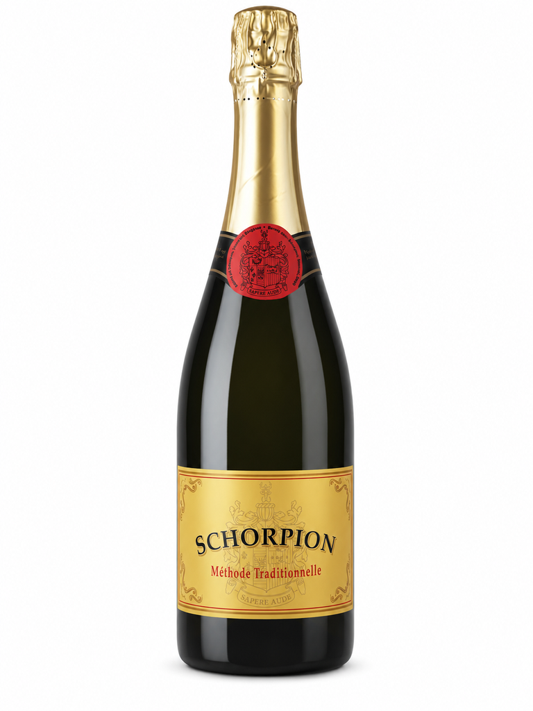 Schorpion, Méthode Traditionnelle - Zwart Brut Nature, Mousserende Kwaliteitswijn, Belgique, 0.75 Effervescent