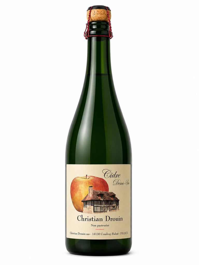 Christian Drouin, Demi-Sec, Cidre, France, 0.75 Effervescent