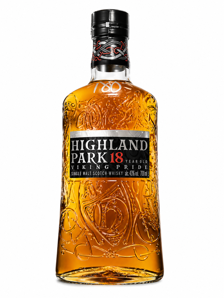 HIGHLAND PARK, 18 year old Islay Single Malt, Single Malt Scotch Whisky, Ecosse, 0.70 Whisky/Whiskey 43.0°