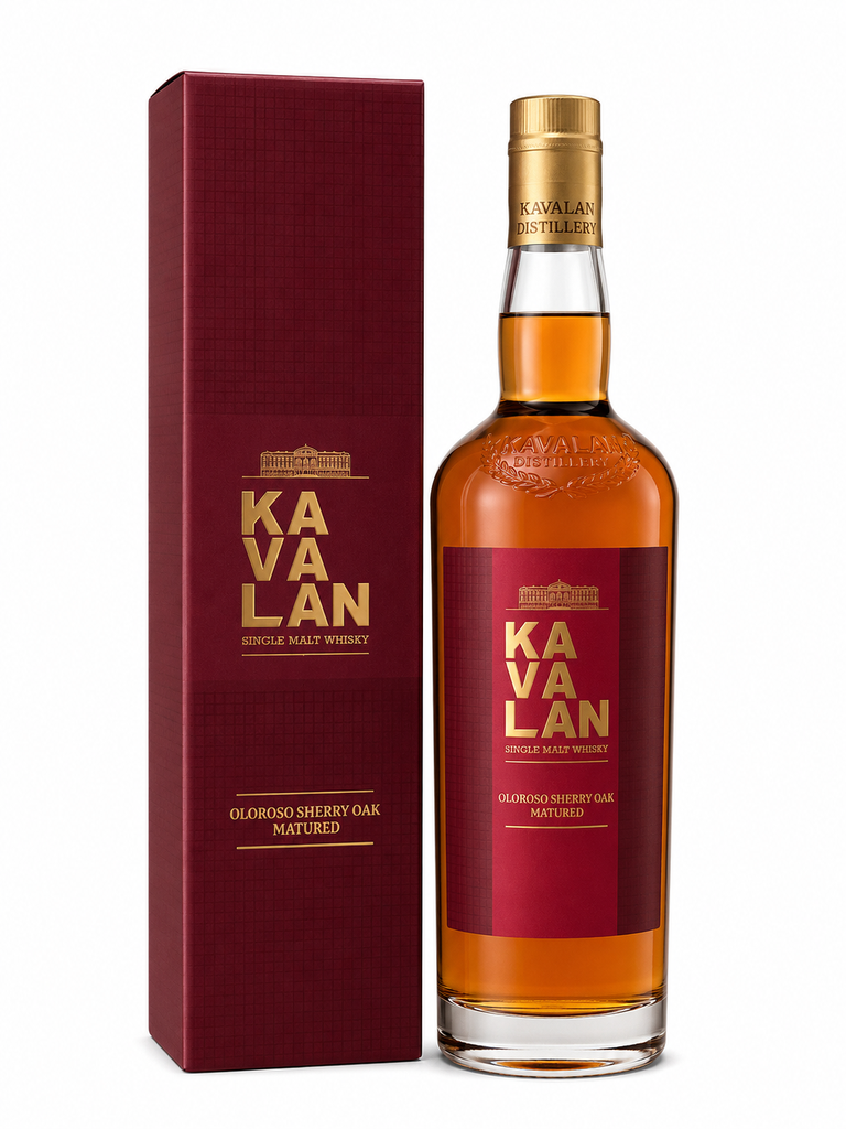 KAVALAN, Sherry Cask, Single Malt Whisky, Chine, 0.70 Whisky/Whiskey 46.0°