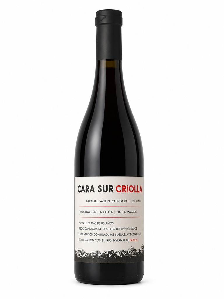 Cara Sur, Criolla, 2020, Valle de Calingasta, Argentine, 0.75 Rouge