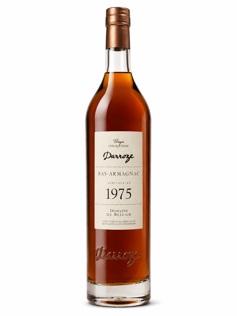 Darroze, Domaine de Bellair, 1975, Bas-Armagnac, France, 0.70 Brandy/Cognac/Armagnac