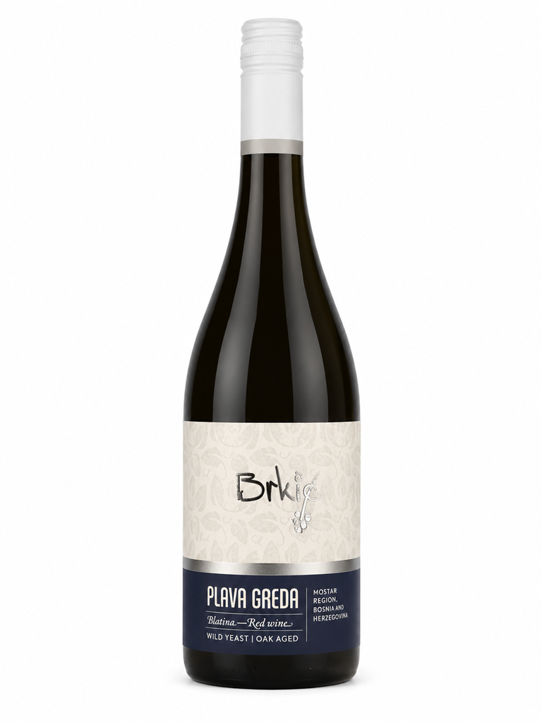 Brkic, Plava Greda Wild Yeast, 2019, Mostar AOC, Bosnie-Herzégovine, 0.75 Rouge