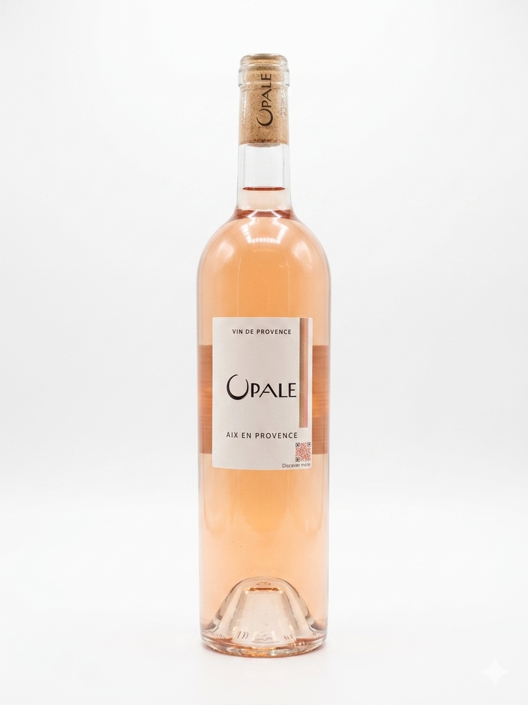 Vignoble du Roy René, Opale, 2025, Coteaux-d'Aix-en-Provence, France, 0.75 Rosé