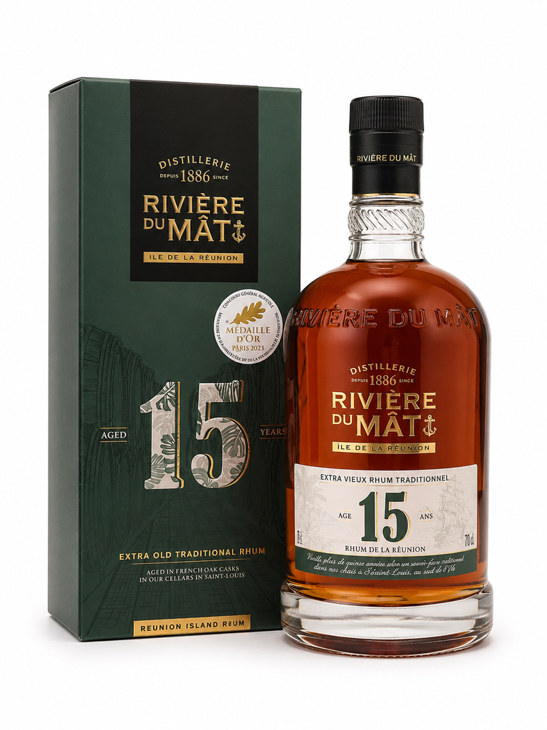 Rivière Du Mat, 15 YEARS, La Réunion, 0.70 Rhum/Rum/Ron 43.0°