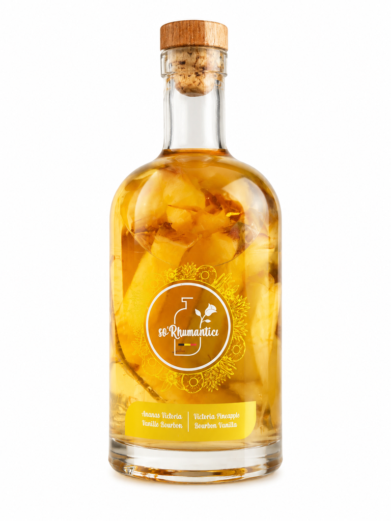 Rhumantic, Arrangé Ananas + Vanille 30, Rhum arrangé, Belgique, 0.70 Rhum/Rum/Ron 30.0°