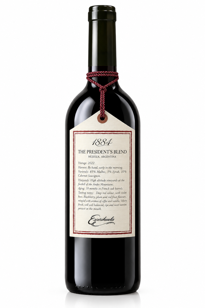 Bodegas Escorihuela, President's Blend, 2022, Mendoza, Argentine, 0.75 Rouge