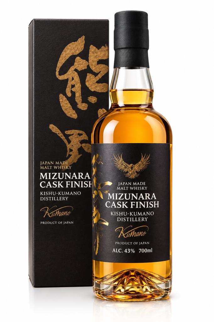 Kishu Kumano Distillery, Mizunara Cask Finish, Blended Malt, Japon, 0.70 Whisky/Whiskey